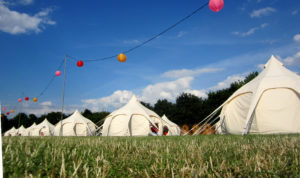 festival bell tent hire
