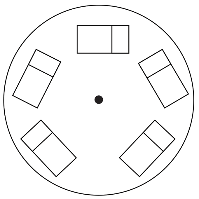 5 meter tent 5 singles